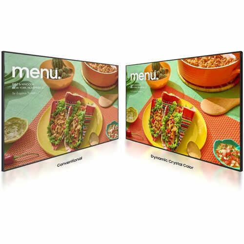 QBC SÉRIE 65 UHD 350 NIT IP5X CLASSÉ 16/7 2E GÉNÉRATION CONCEPTION B2B TIZEN