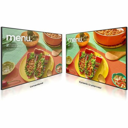 QBC SÉRIE 65 UHD 350 NIT IP5X CLASSÉ 16/7 2E GÉNÉRATION CONCEPTION B2B TIZEN