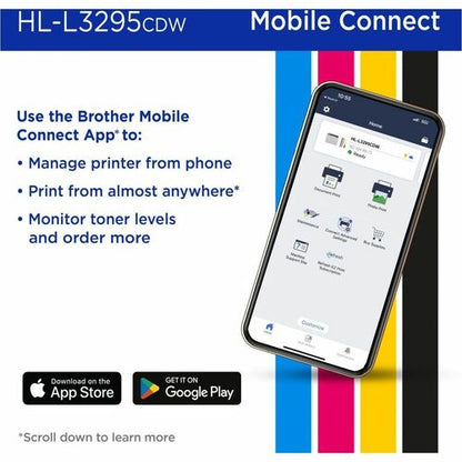 Brother HL-L3295CDW Desktop Wireless Laser Printer - Color -