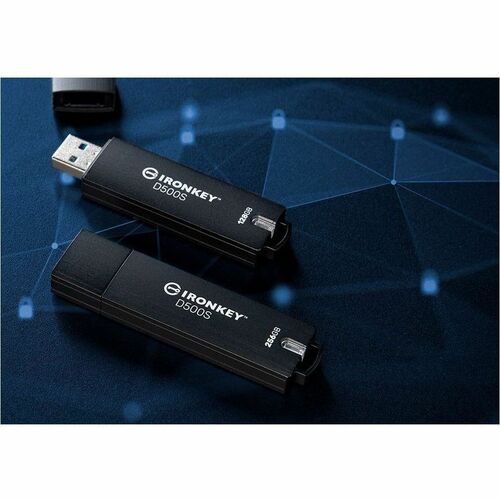 128GB IRONKEY D500S FIPS 140-3 LVL 3  AES-256
