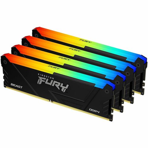 128GB 3200MT/S DDR4 CL16 DIMM KIT OF 4 FURY BEAST RGB