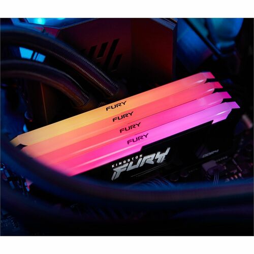 64GB 3200MT/S DDR4 CL16 DIMM KIT OF 4 1GX8 FURY BEAST RGB