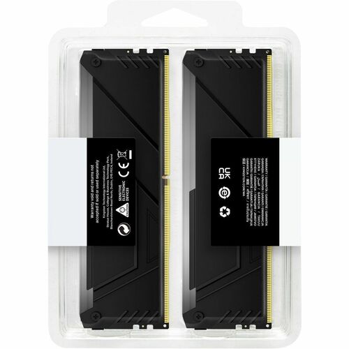 64GB 3200MT/S DDR4 CL16 DIMM KIT OF 4 1GX8 FURY BEAST RGB