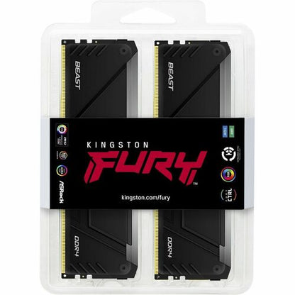 64GB 3200MT/S DDR4 CL16 DIMM KIT OF 4 1GX8 FURY BEAST RGB