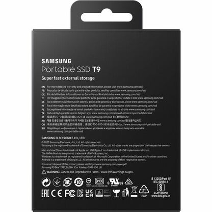 2TB USB 3.2 GEN. 2 T9 PORTABLE SSD - BLACK MULTI 5