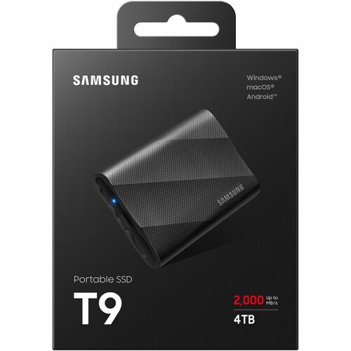 4TB USB 3.2 GEN. 2 T9 PORTABLE MULTI 5 SSD - BLACK