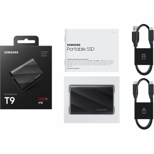 4TB USB 3.2 GEN. 2 T9 PORTABLE MULTI 5 SSD - BLACK