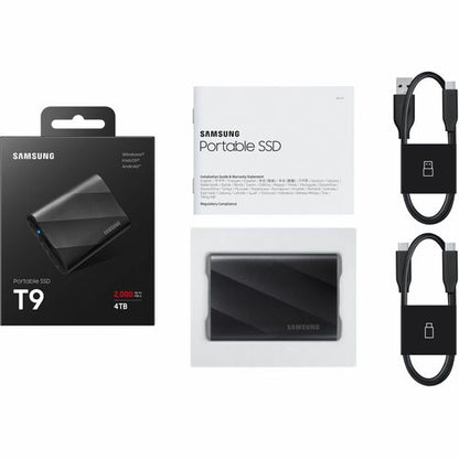 4TB USB 3.2 GEN. 2 T9 PORTABLE MULTI 5 SSD - BLACK