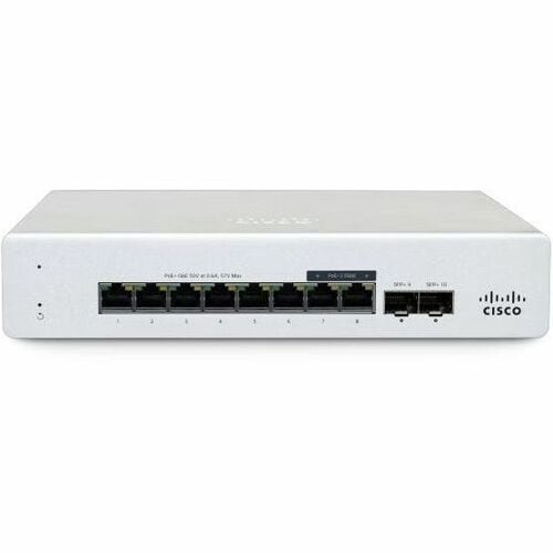 COMMUTATEUR POE 8 GE 120 W GÉRÉ DANS LE CLOUD MERAKI MS130-8P