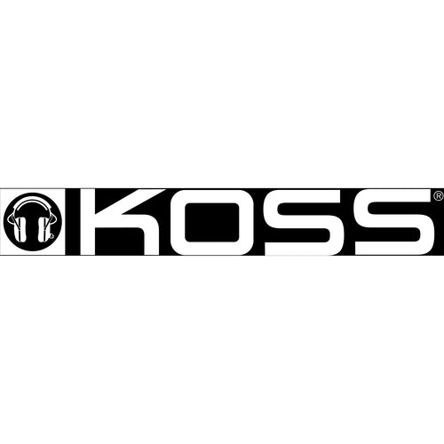 Écouteurs intra-auriculaires Koss - Rouge - Mousse à mémoire de forme