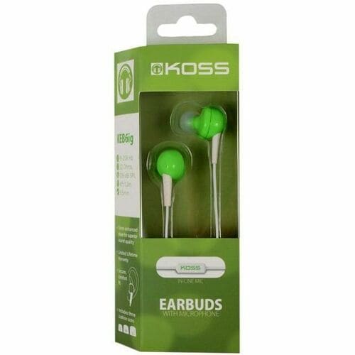 Écouteurs intra-auriculaires et écouteurs Koss KEB6i - Stéréo - Mini-téléphone (3,5 mm) -