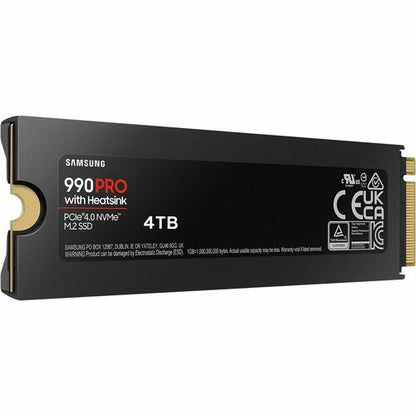 4TB SAMSUNG 990 PRO HEATSINK MULTI 10 PCIE GEN4. X4 NVME 2.0
