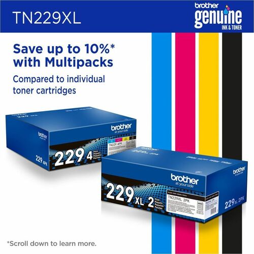 Brother Original High Yield Laser Toner Cartridge - Cyan - 1