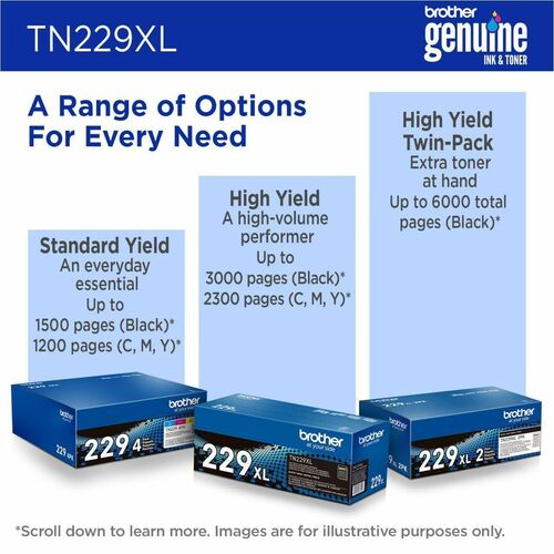 Brother Original High Yield Laser Toner Cartridge - Cyan - 1