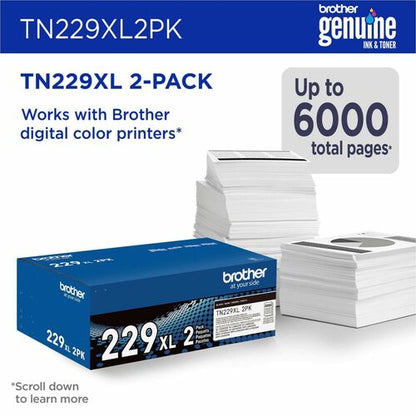 Brother Original High Yield Laser Toner Cartridge - Twin-pac