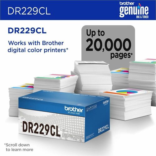 Brother DR229CL Drum Unit - Laser Print Technology - 20000 P