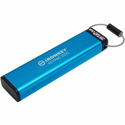 512GB USB-C IRONKEY KEYPAD 200C FIPS 140-3 LVL 3 AES-256