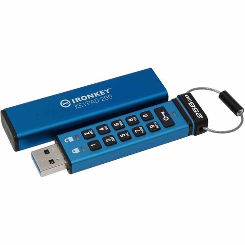 256GB IRONKEY KEYPAD 200 FIPS 140-3 LVL 3 AES-256 ENCRYPTED