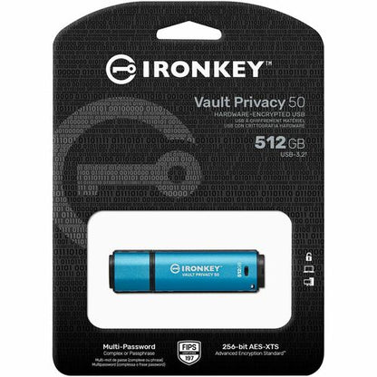 512GB IRONKEY VAULT PRIVACY 50 AES-256 ENCRYPTED FIPS 197