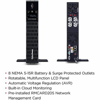 Cyber ​​Power CyberPower Smart App Sinewave PR1000RT2UCN 1000VA Rack/Tow