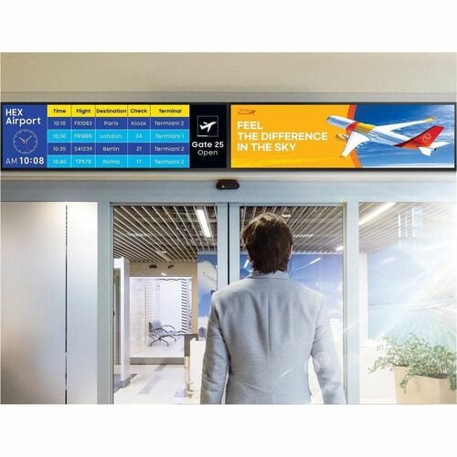 Pantalla de señalización extensible Samsung SH37C de 37" serie SHC con resolución de 1920 x 540 (LCD de 37")