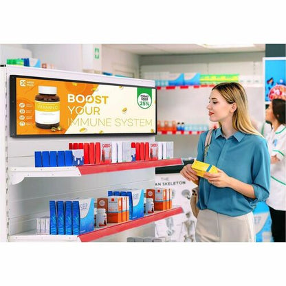 Pantalla de señalización extensible Samsung SH37C de 37" serie SHC con resolución de 1920 x 540 (LCD de 37")