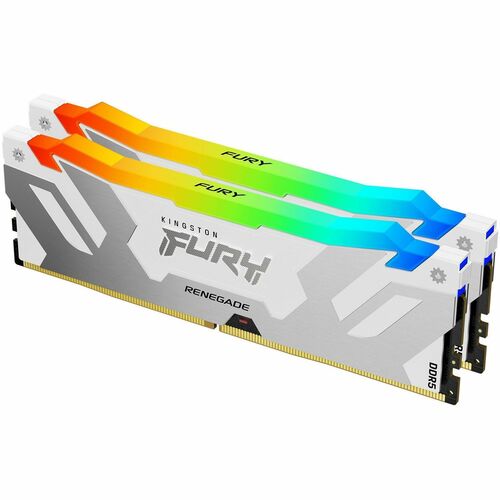 64 GB 6400 MT/S DDR5 CL32 DIMM (KIT DE 2) FURY RENEGADE RGB BLANCO