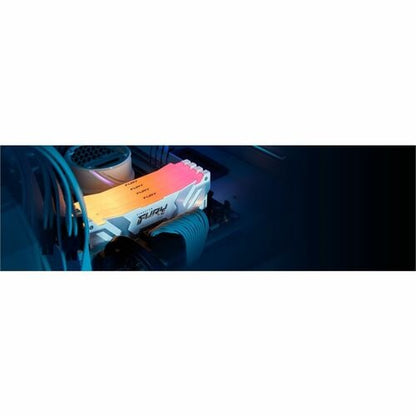 64 GB 6400 MT/S DDR5 CL32 DIMM (KIT DE 2) FURY RENEGADE RGB BLANCO