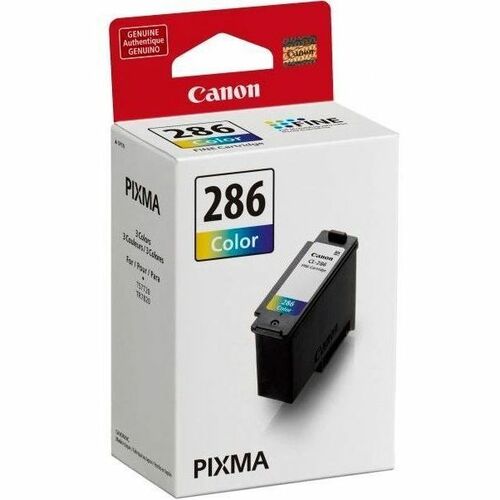 Canon CL-286 Original Inkjet Ink Cartridge - Black - 1 Each - 9.9 mL
