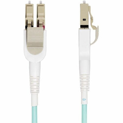 StarTech.com 5m (16.4ft) LC to LC (UPC) OM4 Switchable Fiber Optic Cable 50/125,