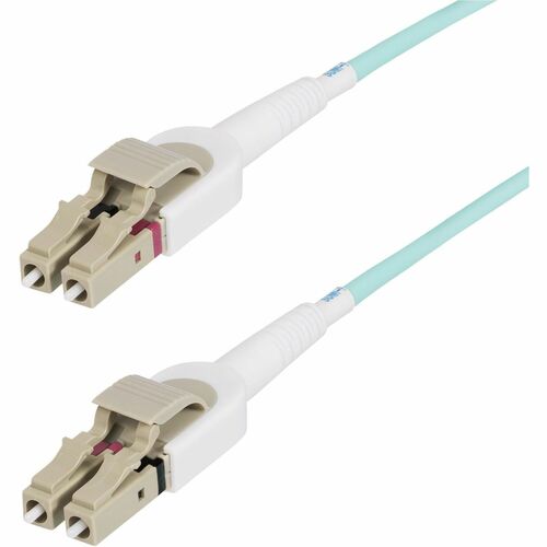 StarTech.com 5m (16.4ft) LC to LC (UPC) OM4 Switchable Fiber Optic Cable 50/125,