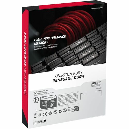 16GB 5333MT/S DDR4 CL20 DIMM KIT OF 2 FURY RENEGADE BLK