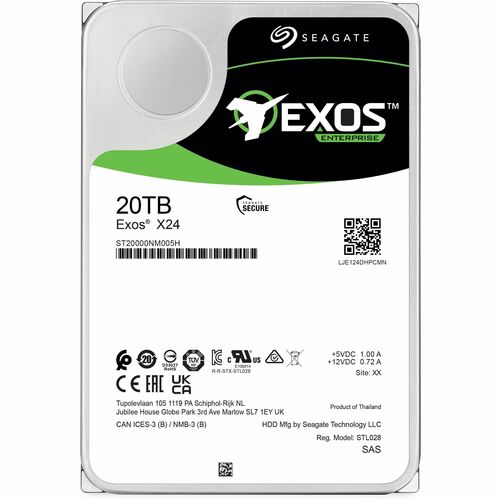 Disque dur EXOS X24 MULTI20 20 To 512E/4KN SAS SED SAS RPM 3,5