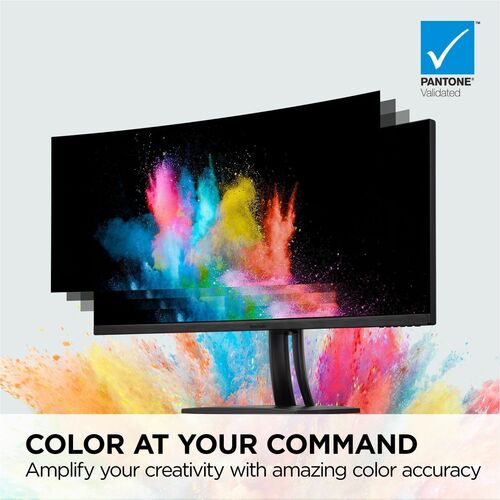 MONITEUR UWQHD INCURVÉ 34 COLORPRO 21:9 AVEC FREESYNC 75 Hz 100 W USB C