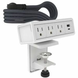 Chief Wiremold DPC Series Dash 4-Cube Desktop Power Center - White - 4