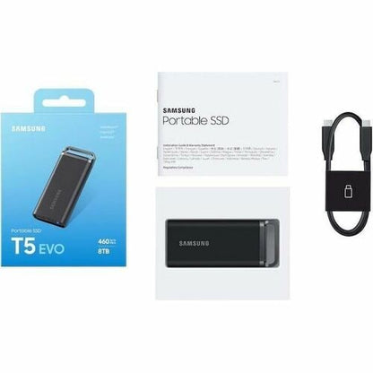 USB 3.2 GEN. 1 T5 EVO 2TB PORTABLE SSD - BLACK MULTI 5