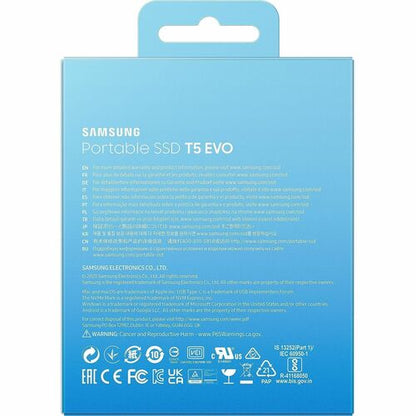USB 3.2 GEN. 1 T5 EVO 8TB PORTABLE SSD - BLACK MULTI 5