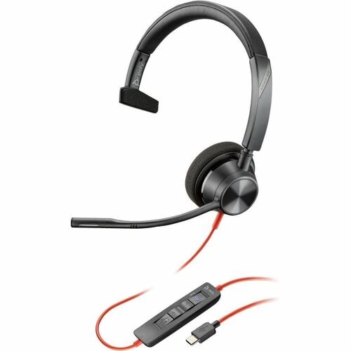 Poly Blackwire 3310 Monoaural Microsoft Teams Certi