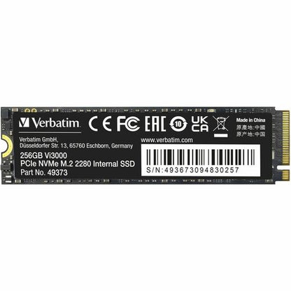 VERBATIM 256GB VI3000 SSD INTERNAL PCIE NVME M.2 SSD MULTI 2