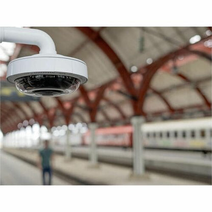 AXIS Panoramic P3737-PLE 5 Megapixel 2K Network Camera - Color - White  - Zipstr