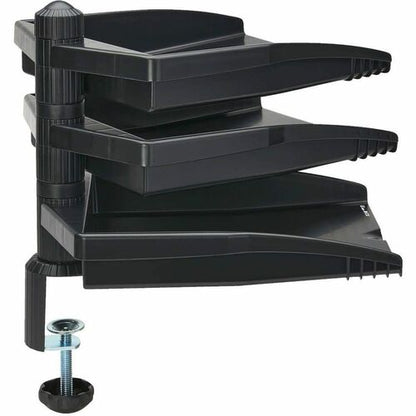 PORTE-DOCUMENTS À 3 PLATEAUX AVEC PINCE DE BUREAU