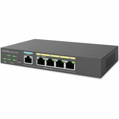 EXTENSOR DE SWITCH ENGENIUS CLD MNGD 5P GB POE+ CON PRESUPUESTO DE HASTA 60 W
