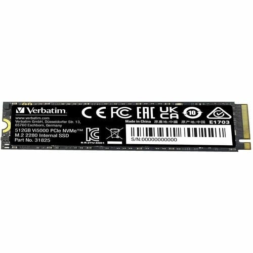 VERBATIM 512GB VI5000 SSD MULTI 2 INTERNAL PCIE NVME M.2 SSD