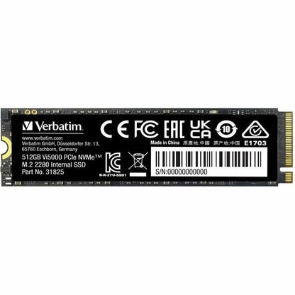 VERBATIM 512GB VI5000 SSD MULTI 2 INTERNAL PCIE NVME M.2 SSD