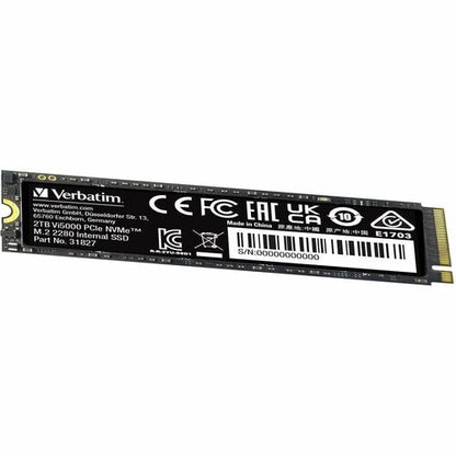 SSD VERBATIM VI5000 de 2 TB con 2 unidades internas PCIE NVME M.2