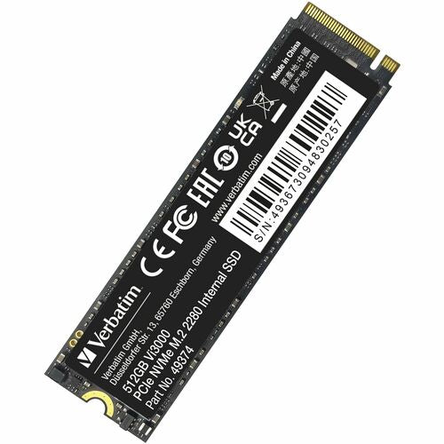SSD VERBATIM VI3000 512 Go SSD INTERNE PCIE NVME M.2 MULTI 2