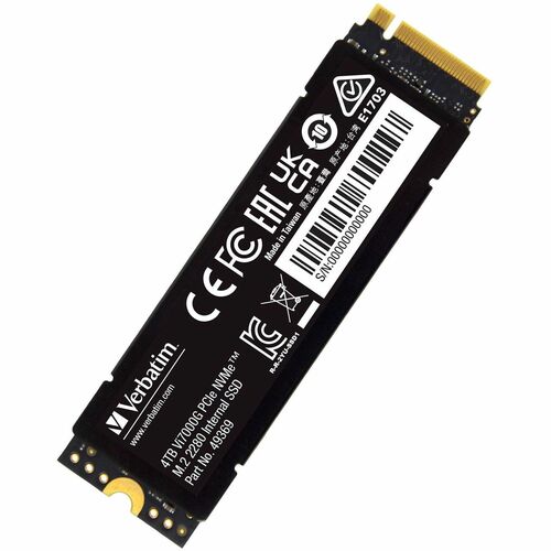 VERBATIM 4TB VI7000G SSD MULTI 2 INTERNAL PCIE NVME M.2 SSD
