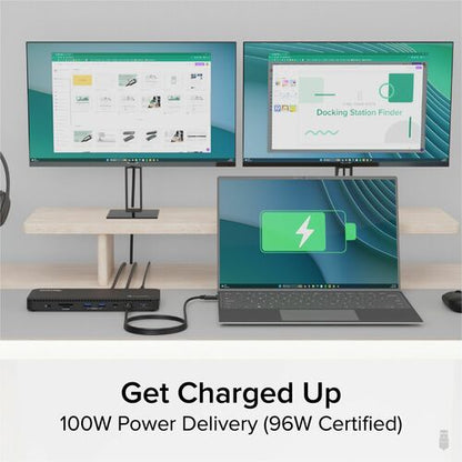 Station d'accueil Thunderbolt 4 enfichable avec charge de 100 W, Th