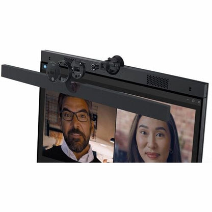 Monitor LED Full HD Dell P2424HEB de 24" con cámara web - 16:9 - Negro, plateado