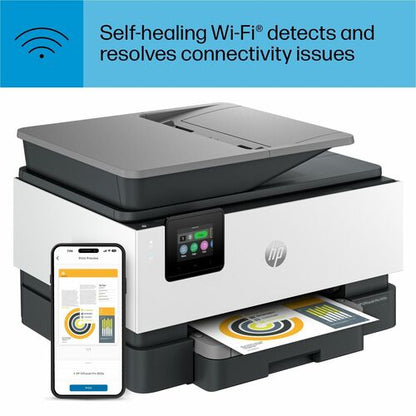 Impresora de inyección de tinta transparente OfficeJet Pro 9125E, color P/S/C/F, alimentador automático de documentos (ADF), USB, WL 1200 x 1200